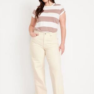 Women's Cream Jeans